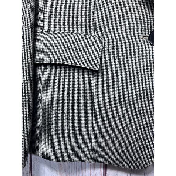 Evan Picone Women’s Wool Vintage Tweed Blazer Black Gray Formal Work Wear Size 8 - Picture 5 of 8
